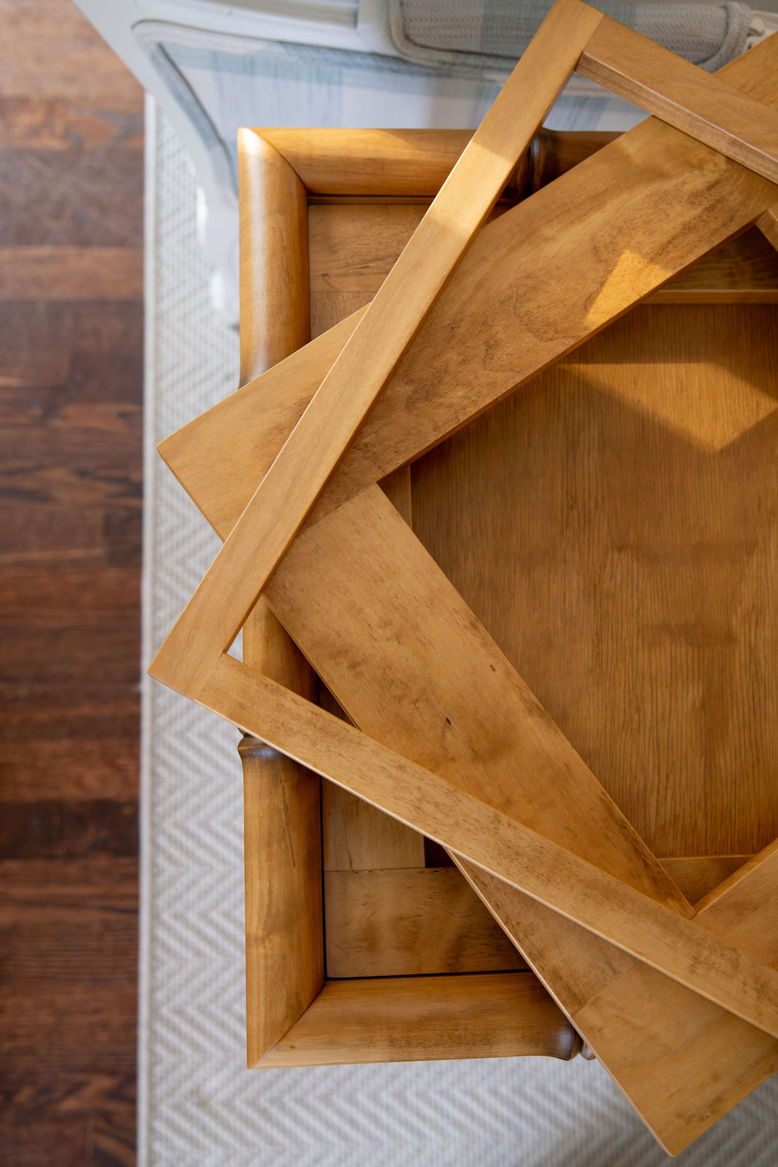Stained Bamboo Table