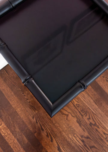 Black Bamboo Table